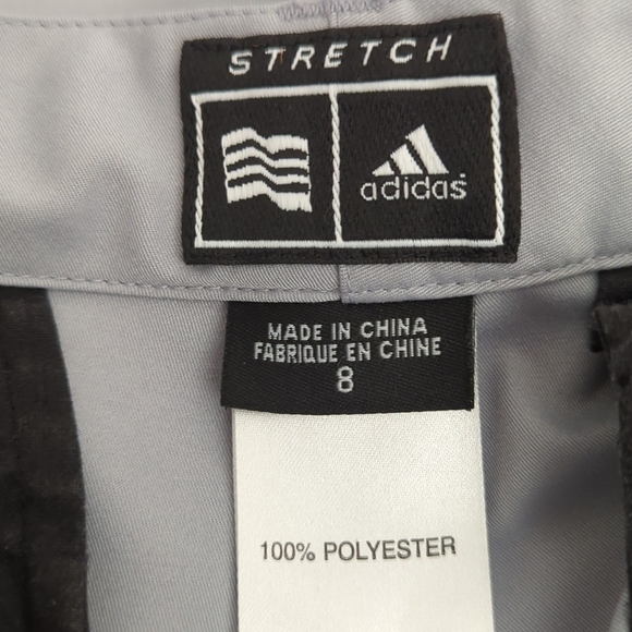 Adidas Women's Size 8 Athletic Shorts Clima Cool Bermuda Stretch Gray Golf-537 - Picture 6 of 8